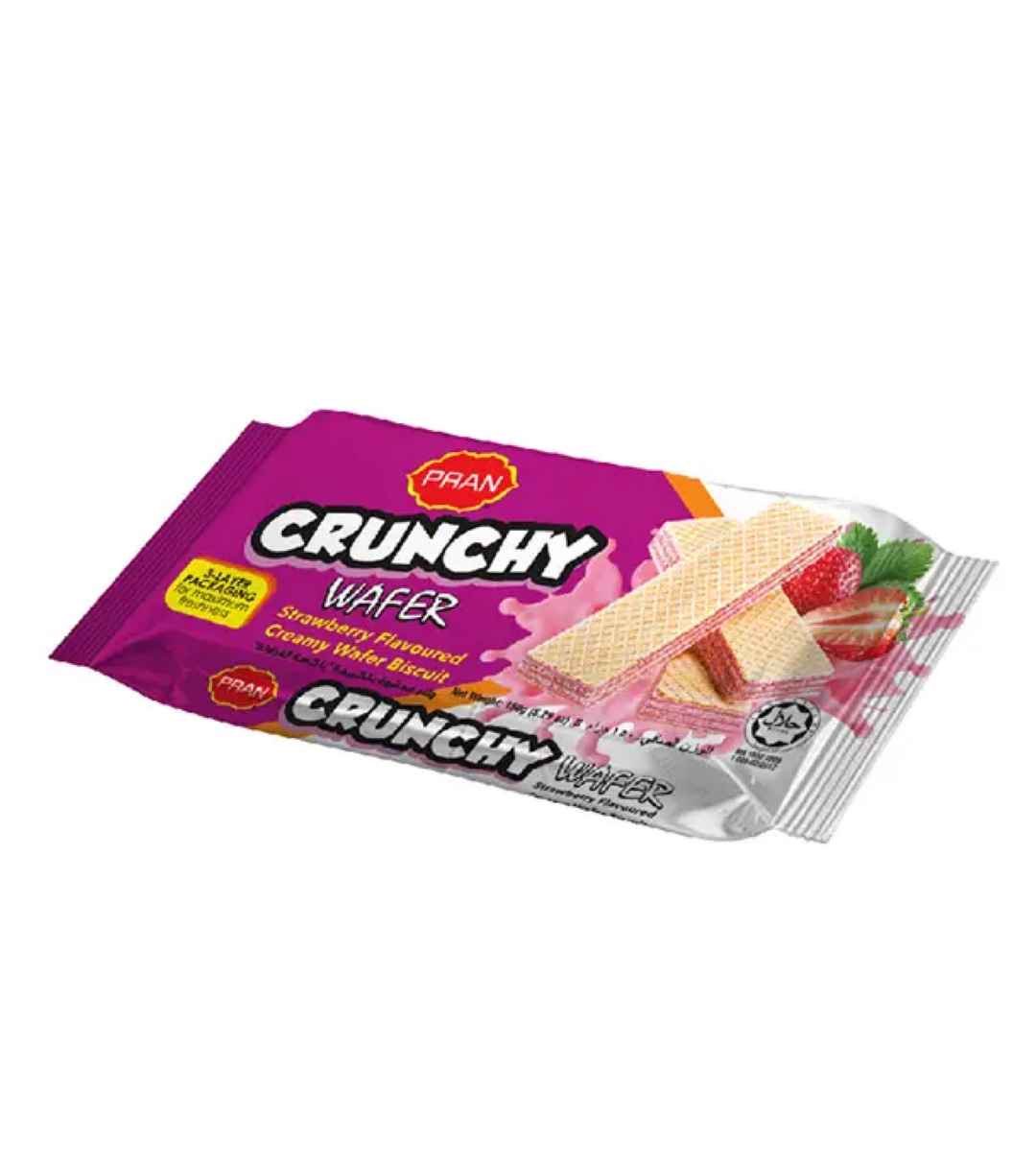PRAN CRUNCHY WAFER STRAWBERRY 75G